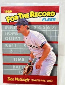 1989 Fleer For The Record #6 Don Mattingly - NM-MT - Picture 1 of 2