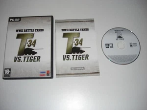 WWII Battle Tanks T-34 VS TIGER PC DVD ROM Panzer Kampfsimulator Sim - SCHNELLER VERSAND - Bild 1 von 2