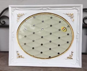Bilderrahmen Weiß Gold Barock 25x22 Fotorahmen Antik Rahmen Jugendstil Deko - Bild 1 von 10