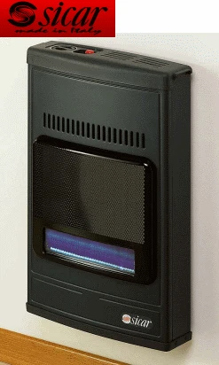 Stufa murale a gas Metano a raggi infrarossi blue-flame Sicar - Eco 45