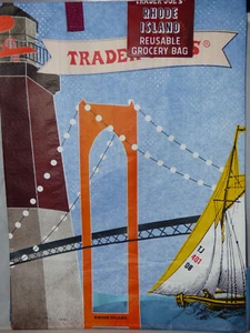 Trader Joe's - Bolsa de supermercado reutilizable - Rhode Island - Imagen 1 de 6