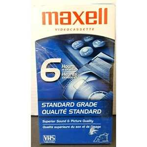Maxwell VHS 2ct Standard Grade T-120 LEER insgesamt 12 Stunden NEU VERSIEGELT - Bild 1 von 5