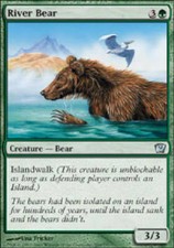 RIVER BEAR 9th Edition MTG Magic the Gathering Cards DJMagic