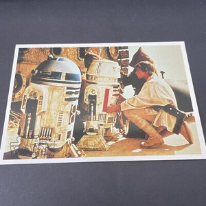 Vintage 1977 Topps LUKE JAWA R5-D4 Yamakatsu Star Wars Card Japan NRMT-MT