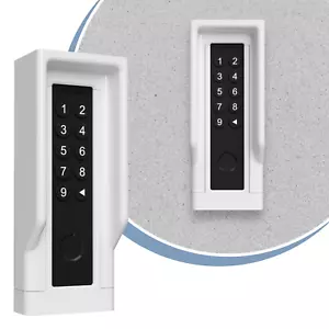 Wandhalterung für Nuki Keypad 2 Befestigung, Dach & Schutz + Montage-Set weiß - Bild 1 von 8