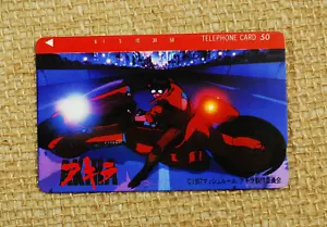 AKIRA 1987 Telephone Card Japanese Phone Card Unused 5.4x8.7cm - Picture 1 of 6