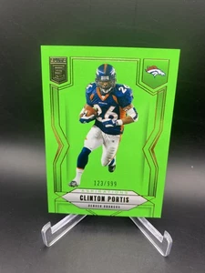 Clinton Portis - 2025 Donruss Elite #91 Aspirations Lime Green /999 Broncos - Picture 1 of 3