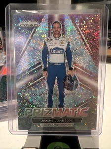 2023 Panini Prizm - Prizmatic Jimmie Johnson #P6 White Sparkle Prizm - Picture 1 of 2