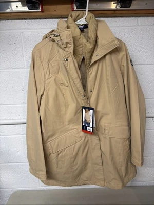 Lands' End Womens 3 in 1 Systems Jacket, Tan, Medium - Image 1 of 4