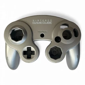 Used Silver GameCube Controller Replacement Shell w/ Screws NUS-003 For Parts - Picture 1 of 10