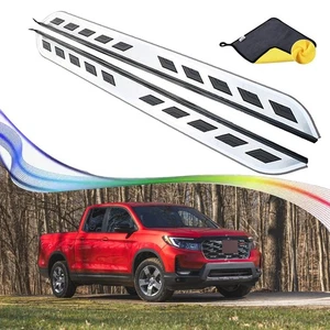 Fit Honda Ridgeline 2017-2026 Running Boards Side Step Pedals Nerf Bar W/Bracket - Picture 1 of 7