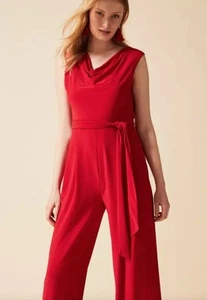 Phase Eight Jacqueline Cowl Neck Jumpsuit BNWT |Size 14| Red RRP99£ - Picture 1 of 6