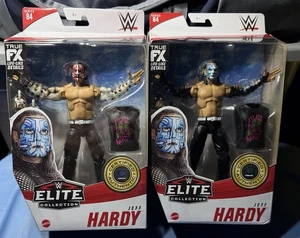 WWE ELITE COLLECTION JEFF HARDY Lot Of 2  SERIES 84 BLUE FACE RED FACE CHASE - Picture 1 of 10