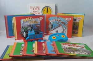 12 ITEMS Thomas & Friends, Thomas The Train Books Plus Battery Powered Train - Imagen 1 de 12