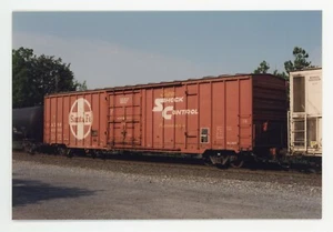 Impresión fotográfica original 4 x 6 color Atchison, Topeka y Santa Fe Boxcar #611752 - Imagen 1 de 2