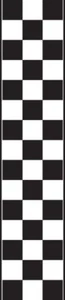 2 x Racing Stripes Chequered flags bonnet graphics vinyl stickers car van - Picture 1 of 2