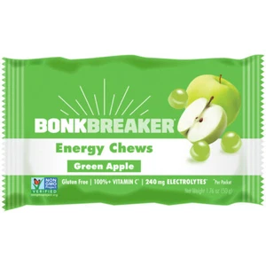 Bonk Breaker Energy Chews - Green Apple, Box of 10 Packs