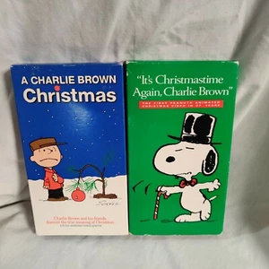 Charlie Brown Christmas/ It's Christmas Time Again, Charlie Brown VHS Classics - Picture 1 of 5