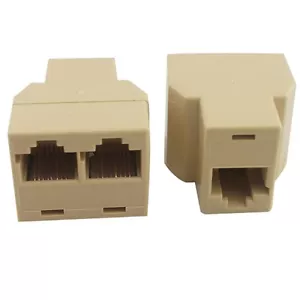 Sdoppiatore cavo di rete Ethernet RJ45 LAN RJ-45 Cat5 connettore adattatore GIGABIT - Foto 1 di 3