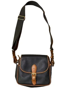 Vintage Bottega Veneta Black & Brown Leather & PVC Crossbody Purse - AS IS - Picture 1 of 24
