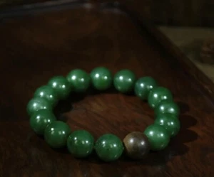 Men Jade Beaded bracelet - Picture 1 of 3