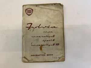 Lancia Fulvia Coupe Sport handbook uso - Picture 1 of 5