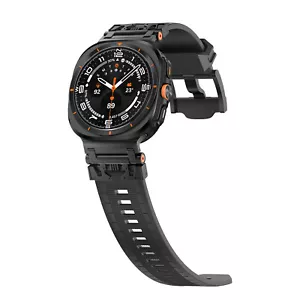 Rugged Premium Metal & TPU Sport Band For Samsung Galaxy Watch Ultra 47mm Strap - Picture 1 of 30