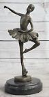 Detail Prima Ballerina Bronze Sculpture Art Nouveau Deco Figurine statue Figure
