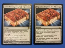 Mtg Sarpadian Empires, Vol. VII x2 Time Spiral Rare Artifact