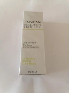 Avon Anew Pollution & Protect  3in1 Multi Benefit Kaolin Clay Mask 50ml, Sealed - Picture 1 of 2