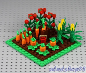 LEGO - Vegetable Garden Patch Field Corn Carrots Tomato Pumpkins Veggie Farm Lot - Picture 1 of 1