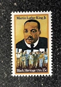 1979USA #1771 15c Black Heritage - Martin Luther King Jr  Mint NH - Picture 1 of 1