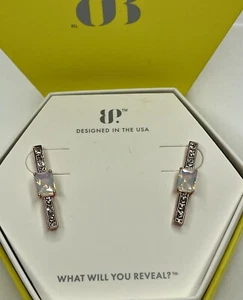 Ring Bomb Party Earrings RBP5857 "Starstruck Moments" LC White Opal - Rose Gold - Picture 1 of 4