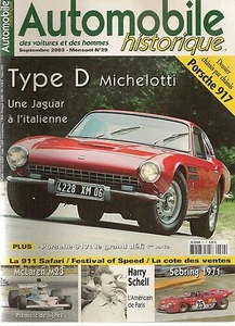 AUTOMOBILE HISTORIQUE 29 JAGUAR TYPE D MICHELOTTI PORSCHE 911 SAFARI 917 SEBRING - Imagen 1 de 2