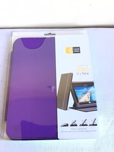 Nuova custodia scatola aperta logica viola Apple iPad 2 più angoli di visione cover folio - Foto 1 di 5