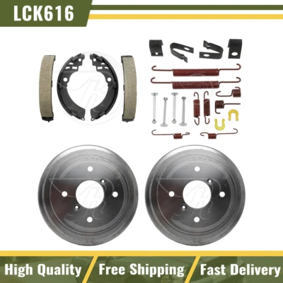 Rear Brake Drums & Brake Shoes Hardware Spring Kit Fits 2000 Chevrolet Metro - Image 1 of 4