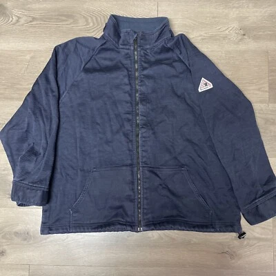 Bulwark Blue Flame Resistant Cat 3 Arc Rating 26.3 EBT Jacket Men’s 3XL JLF6NV2 - Image 1 of 4
