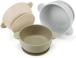 Baby Bowls Silicone Suction for Babies Kids Food Grade BPA-Free FREE SHIPPING - Picture 1 of 15
