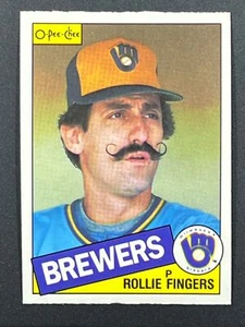 Rollie Fingers 1985 O-Pee-Chee #182 Milwaukee Brewers HOF - Bild 1 von 2