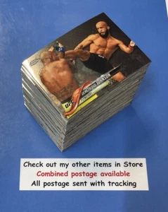 2018 Topps UFC Chrome Complete Set 1-100 In NMint Condition - Picture 1 of 4