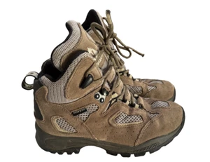 VASQUE 7201 Breeze Boots Youth Size 2 M Brown Suede Leather Waterproof Hiking - Picture 1 of 10