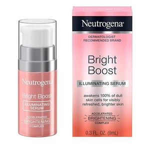 Neutrogena Bright Boost Illuminating Face Serum for Even Skin Tone 0.3 oz 2 pack - Picture 1 of 1