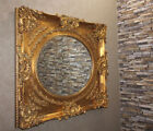 Barock Gold 91x81 cm Wandspiegel ZIERSPIEGEL Prunk Spiegel Verzierung
