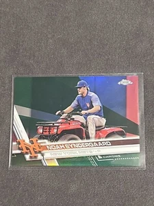 Noah Syndergaard 2017 Topps Chrome #103 Photo Variation Riding ATV SP Green /99 - Picture 1 of 2