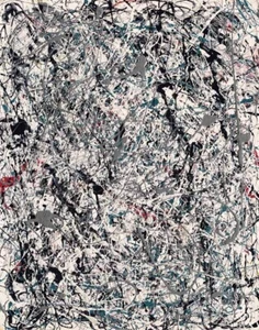 Jackson Pollock Nummer 19 Leinwandbild 16 x 20 - Bild 1 von 4