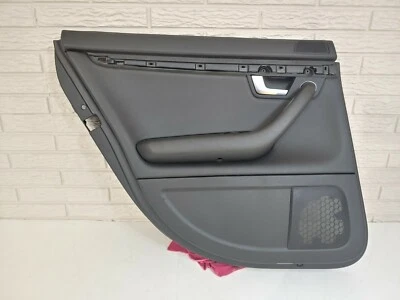 2005-2008 AUDI A4 Drivers rear door panel left OEM black  - Imagem 1 de 4