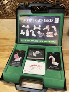 Marvin’s Magic The Executive Card Tricks Collection Set In Black Case Vintage - Picture 1 of 10