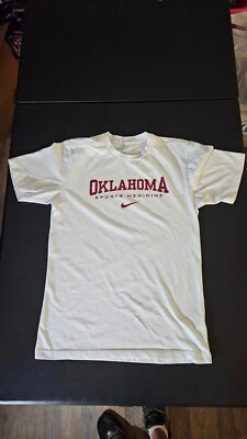Oklahoma Sooners Sports Medicine Nike Dri-Fit Mens S White Shirt Short Sleeve  - Image 1 of 4