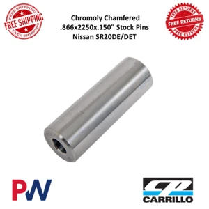 CP Carillo Chromoly Chamfered .866x2250x.150" Stock Pins For Nissan SR20DE/DET - Picture 1 of 3