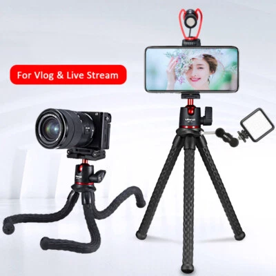 Flexible Mini Smartphone Holder Camera Octopus Tripod Stand For Vlog Live Stream - Image 1 of 4
